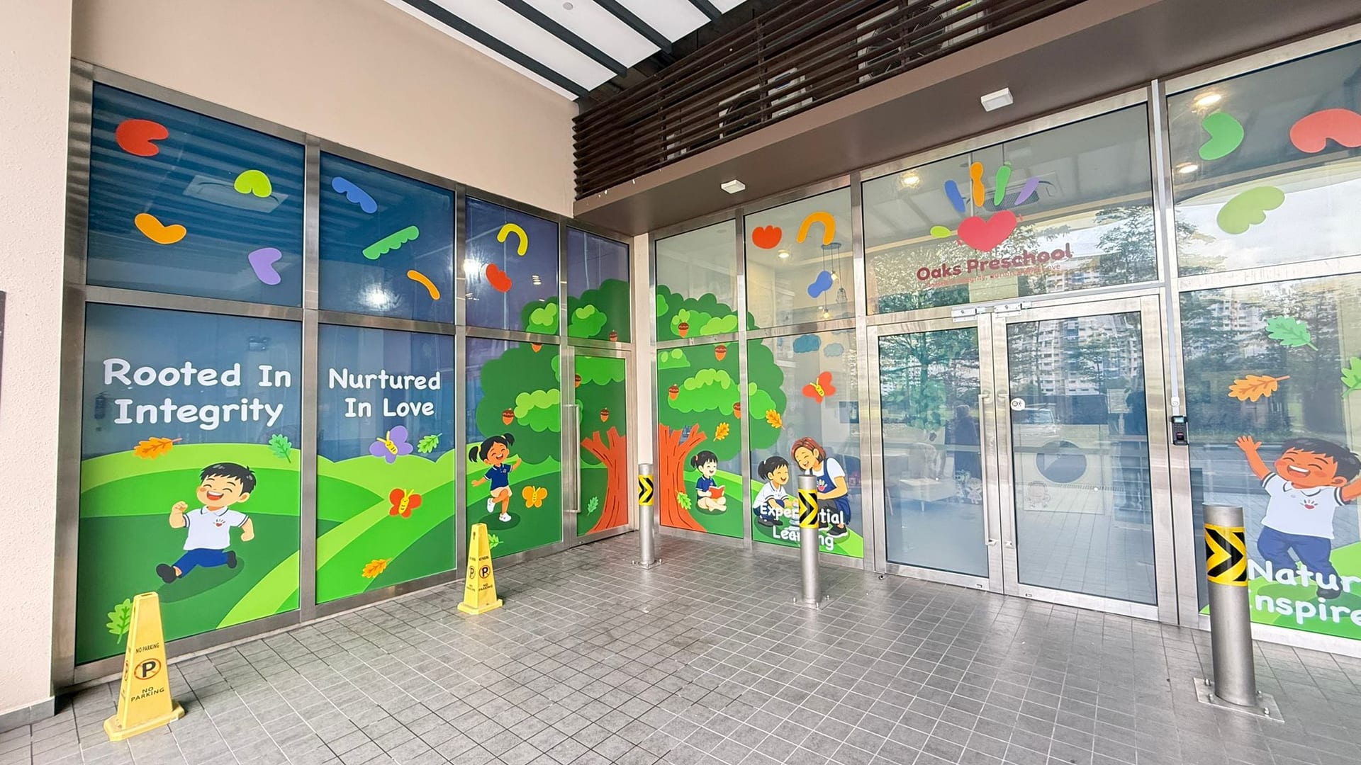 Preschool die-cut window stickers — Die Cut Stickers by Garrison Productions, Singapore