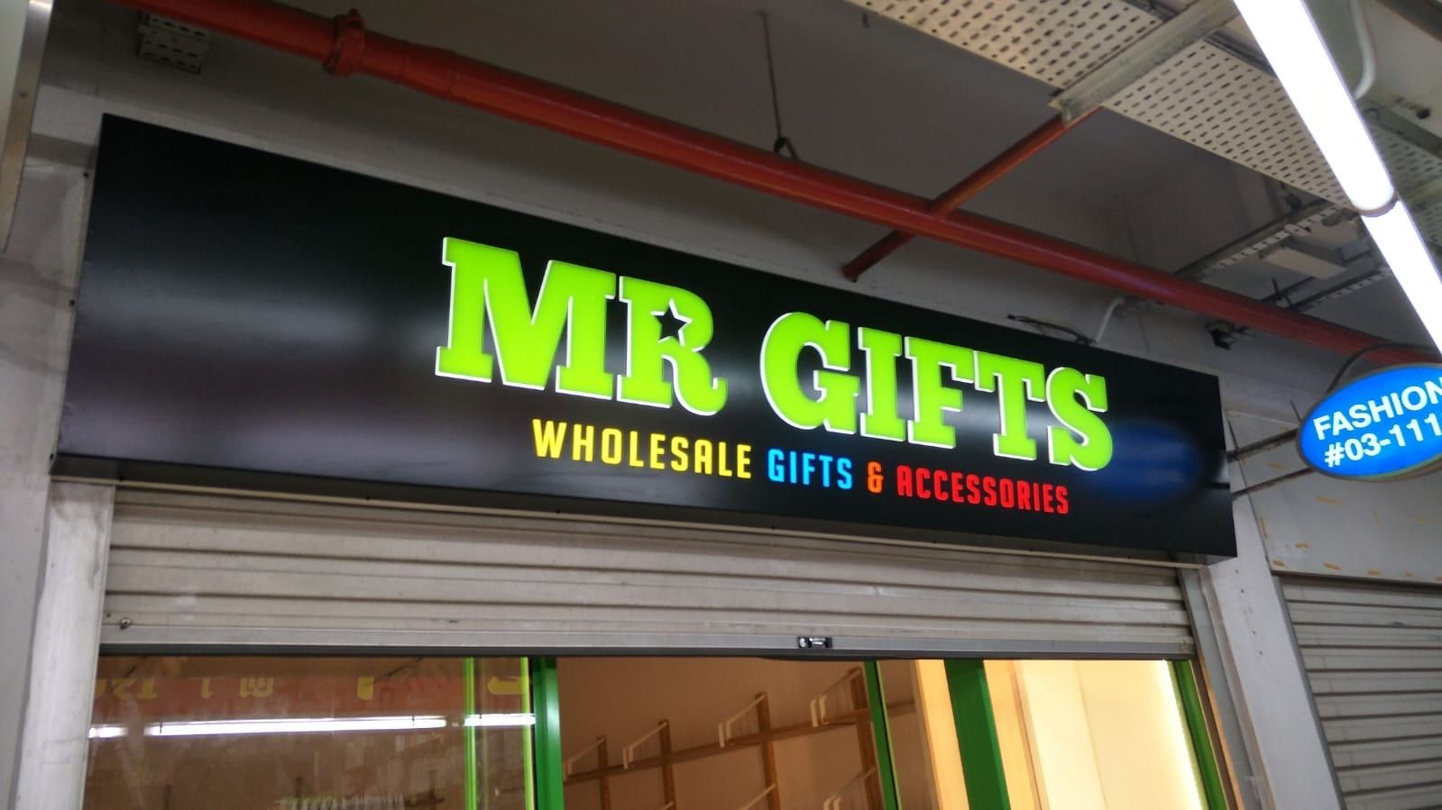Mr Gifts lightbox signboard — Lightbox Signage by Garrison Productions, Singapore
