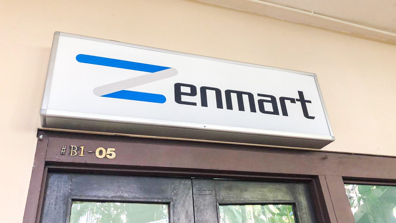 Zenmart lightbox signage — Lightbox Signage by Garrison Productions, Singapore
