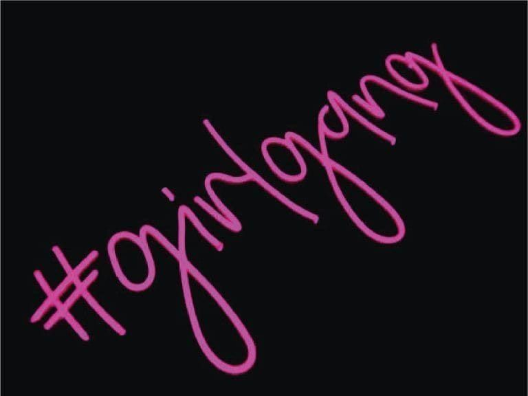 #ozirlgang pink neon sign — Neon Signs by Garrison Productions, Singapore
